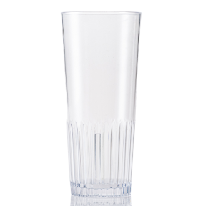 Kunststof ribbel bierglazen bedrukken | 25cl. tapmaat