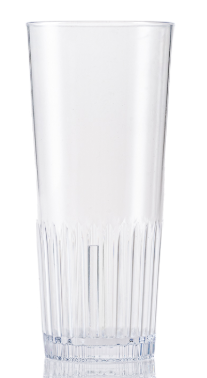 Kunststof ribbel bierglazen bedrukken | 25cl. tapmaat - Copy