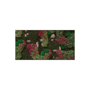 Rechteckiges Moosbild Ruby