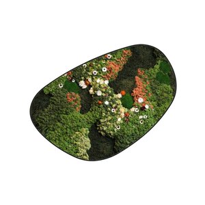 Moosdots Cuatro Moosbild Avalon im Blumen-Stil