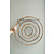 Runder Rattan-Dekorationshänger 50 cm