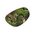 Moswens Moosdots Cuatro Moosbild Jania im Blumen-Stil