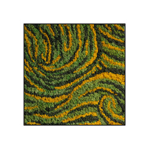 Quadratisches Moosbild Starry Night