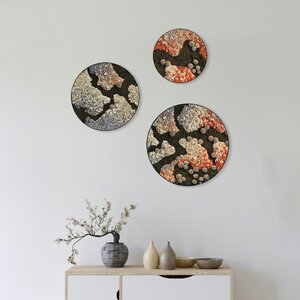 Rundes Moosbild Set  Lavi