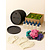 Moswens DIY Moosbild Set für 10 Personen – Rund 40 cm – Blumen