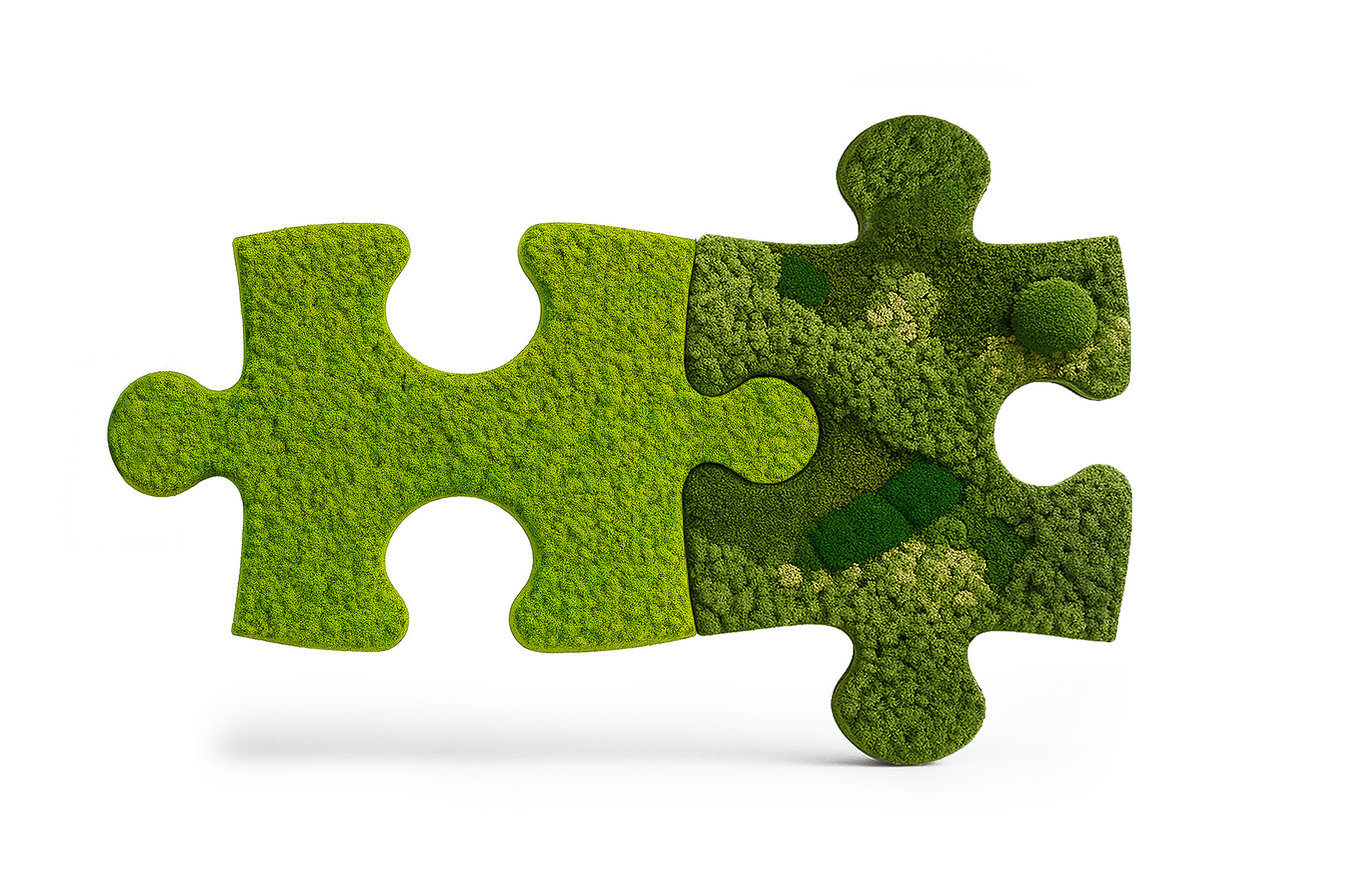 Moos Puzzlestück