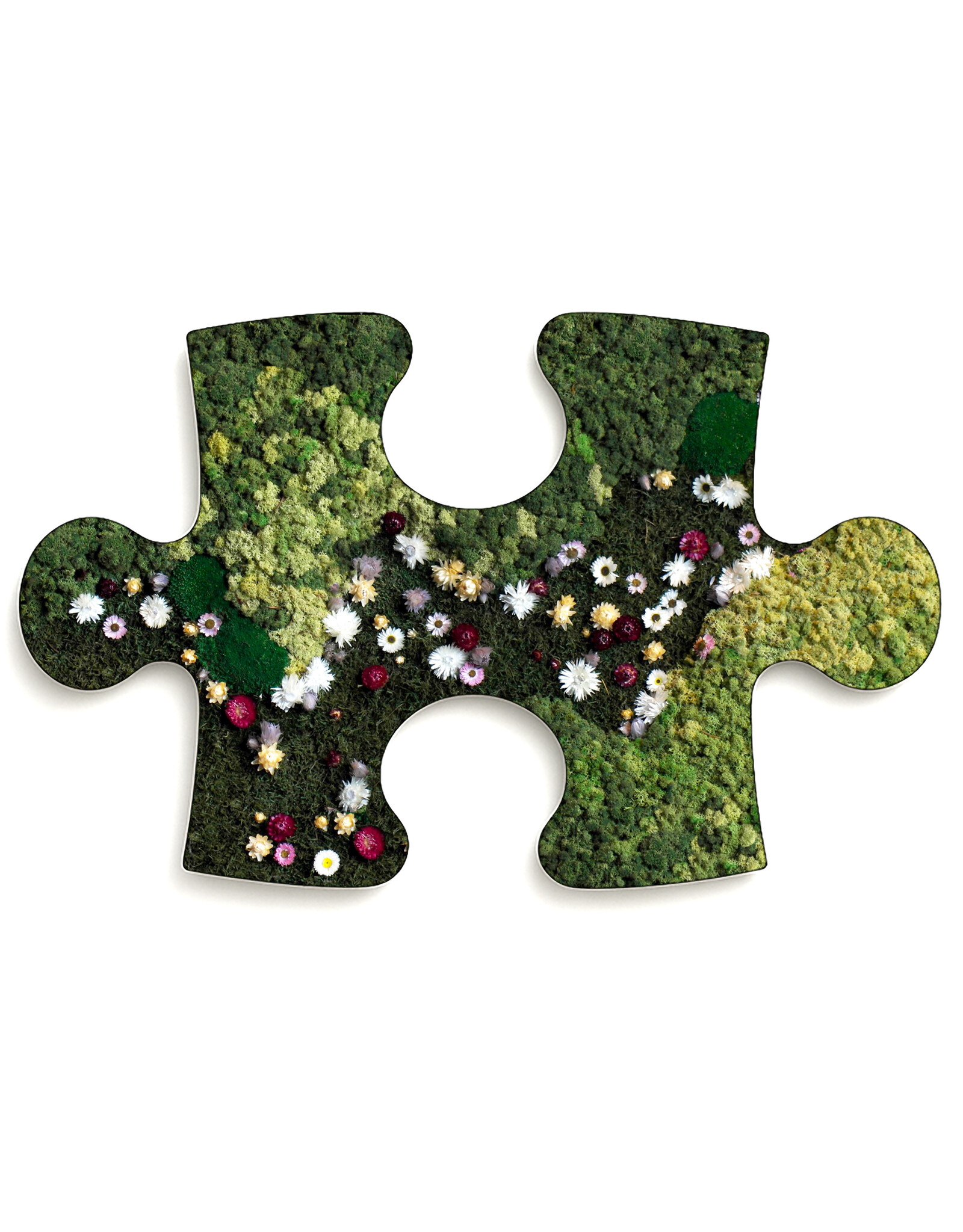 Moswens Puzzle Moosbild Flora im Blumen Stil