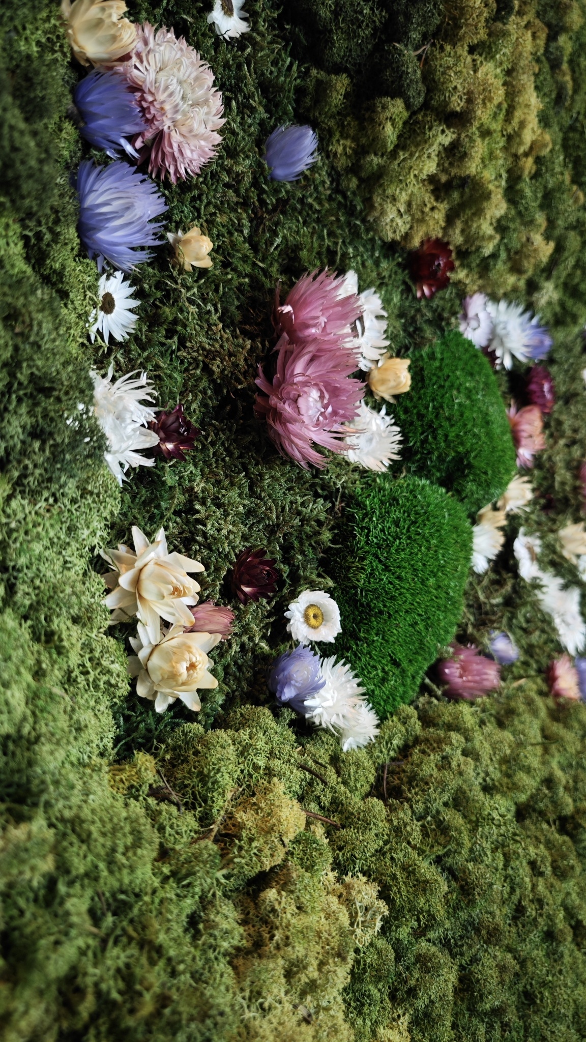 Moswens Puzzle Moosbild Flora im Blumen Stil