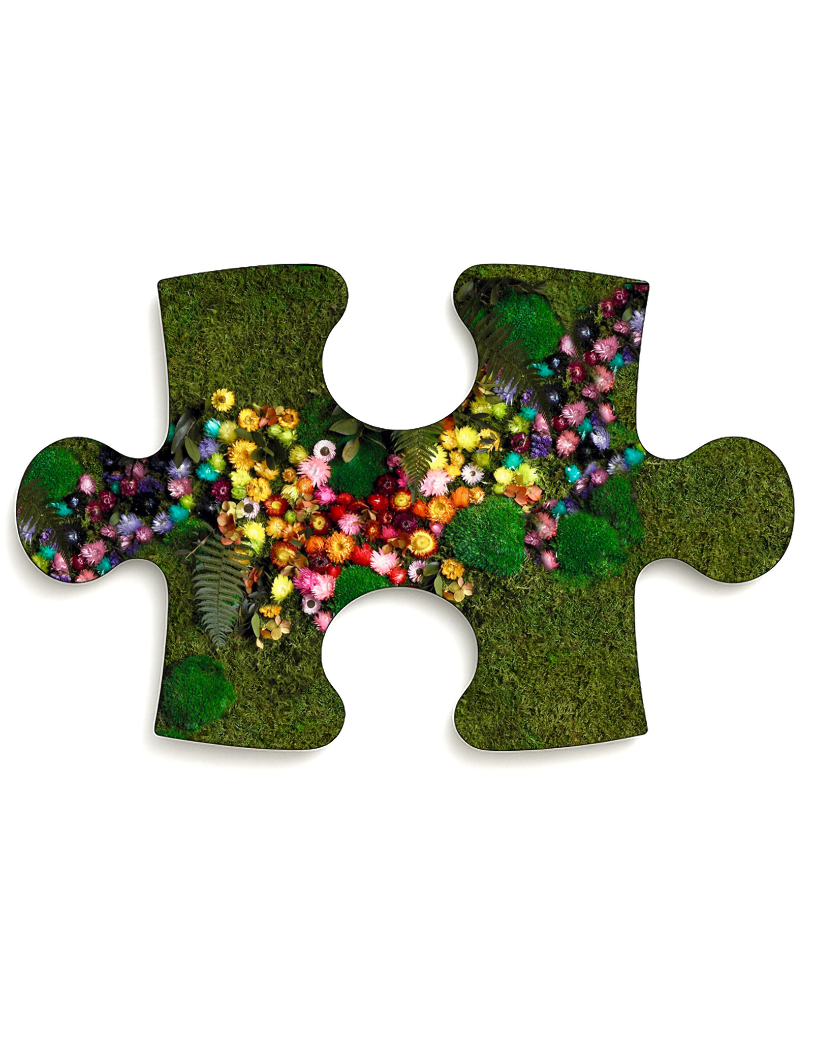 Moswens Puzzle Moosbild Liva im Blumen Stil