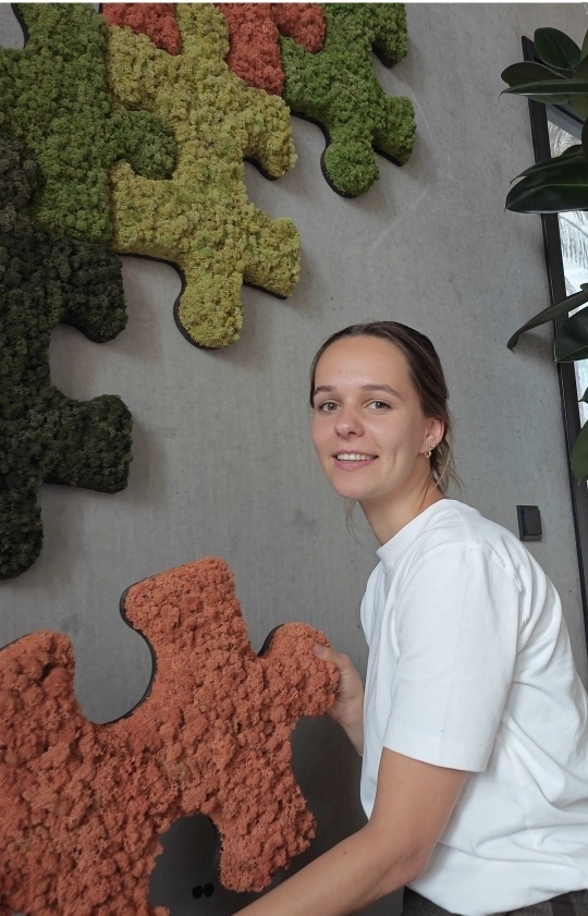 Moswens Puzzle Moosbild Rentiermoos