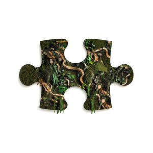 Puzzle Moosbild Liana im Dschungel Stil
