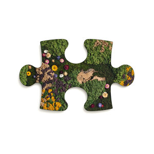 Puzzle Moosbild Luvina im Blumen Stil