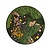 Moswens Rundes Moosbild Luvina im Blumen-Stil