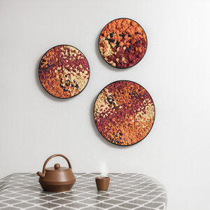 Rundes Moosbild Set Autana