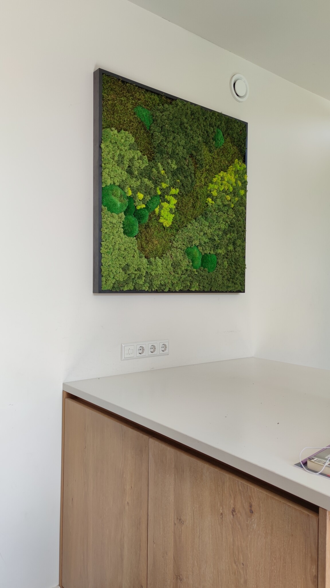 Moswens Quadratisches Moosbild Jellina