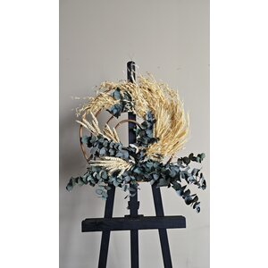 OUTLET Dekohänger Eukalyptus, Weizen und Ähren Ø50cm (1 Stück verfügbar)