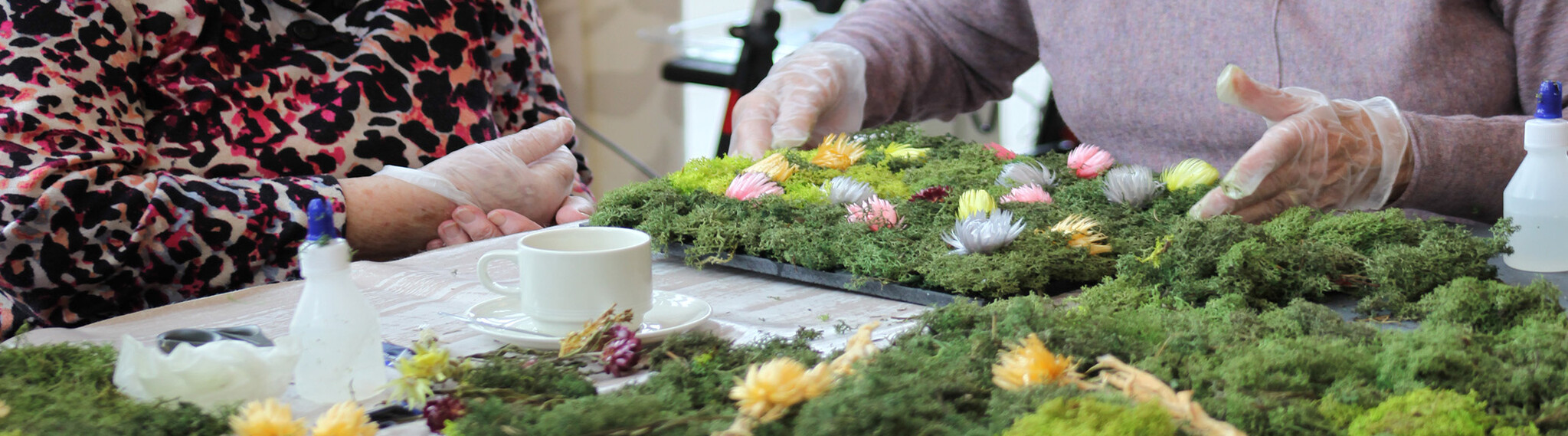 Mosschilderij DIY Workshopbox Moswens workshop Moosbild