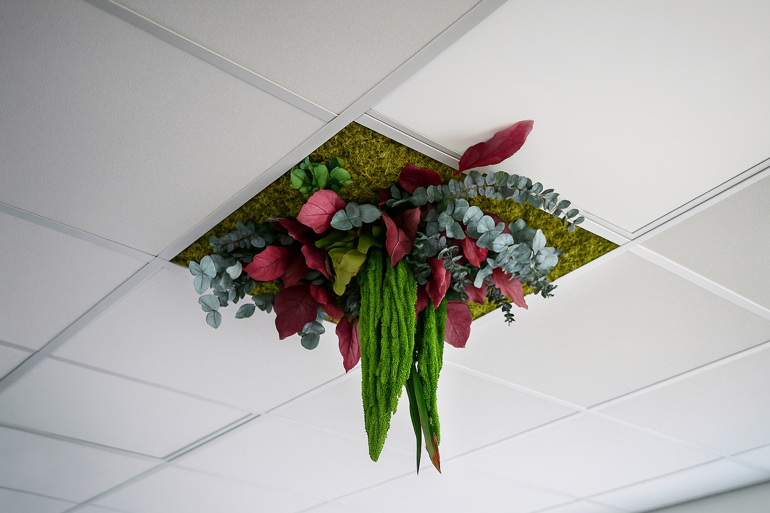 Moswens Dschungel Decke Rubor 58cm x 58cm