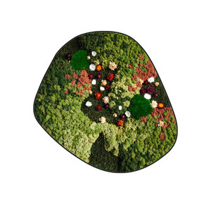 Moosdots Cinco Moosbild Avalon im Blumen-Stil