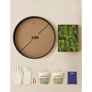 DIY rundes Moosbild 100 cm ECO moos