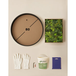 DIY rundes Moosbild 80 cm ECO moos