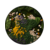 Moswens Rundes Moosbild Luvina im Blumen-Stil