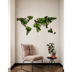 Moos Weltkarte Lovina 200 cm