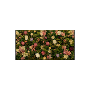 Rechteckiges Moosbild Sweet im Blumen Stil
