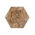 Moswens Hexagon Schilfbild inklusive Rahmen
