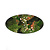 Moswens Ovales Moosbild Avalon im Blumen Stil