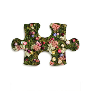 Puzzle Moosbild Sweet im Blumen Stil