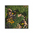 Moswens Quadratisches Moosbild Luvina im Blumen-Stil