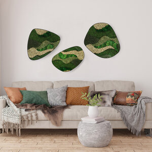 Moosdots-Set Moosbild Fluctus