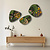 Moswens Moosdots-Set Moosbild Luvina im Blumen-stil