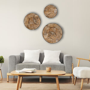 Rundes Schilfbild set