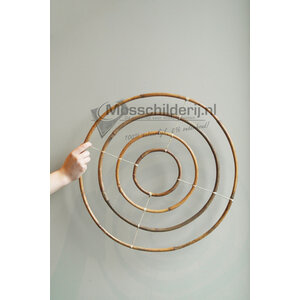 Runder Rattan-Dekorationshänger 50 cm