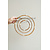 Runder Rattan-Dekorationshänger 20 cm