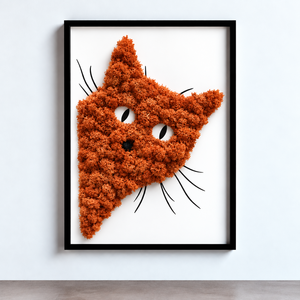 Moosporträt Katze