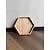 Moswens OUTLET Bambusrahmen Hexagon 29 cm
