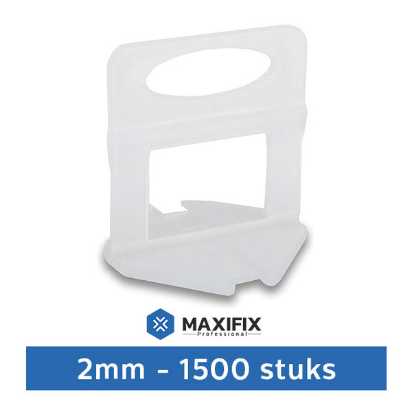 Maxifix Maxifix Levelling Clips - 2mm - 1500st