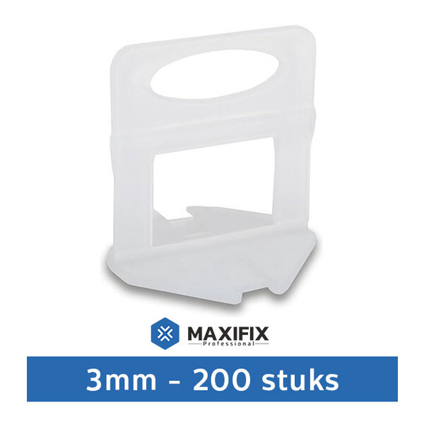 Maxifix Maxifix Levelling Clips 3mm - 200st
