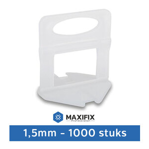 Maxifix Levelling Clips 1,5mm - 1000st