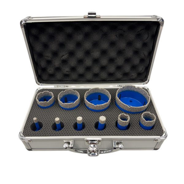 Maxifix Maxifix Diamant Droogboren Set - Groot - 10 Tegelboren (6-8-10-12-20-25-35-45-55-68mm)