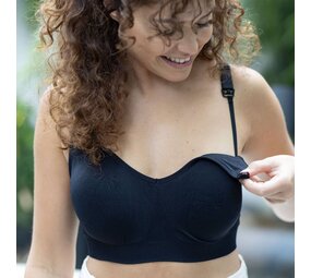Youha - soutiens-gorge de grossesse et d'allaitement (noir et beige)