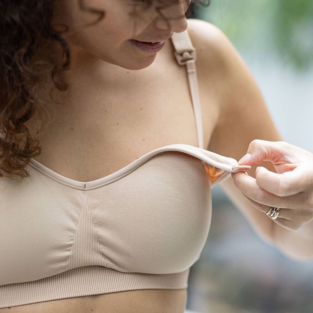 Youha - soutiens-gorge de grossesse et d'allaitement (noir et beige) Youha - soutiens-gorge de grossesse et d'allaitement (noir et beige)