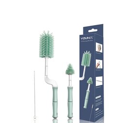 Youha - set de brosses de nettoyage (Vert ou rose) Youha - set de brosses de nettoyage (Vert ou rose)
