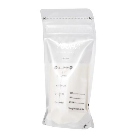 Youha - sachets de conservation du lait maternel (50 pièces de 180ML) Youha - sachets de conservation du lait maternel (50 pièces de 180ML)
