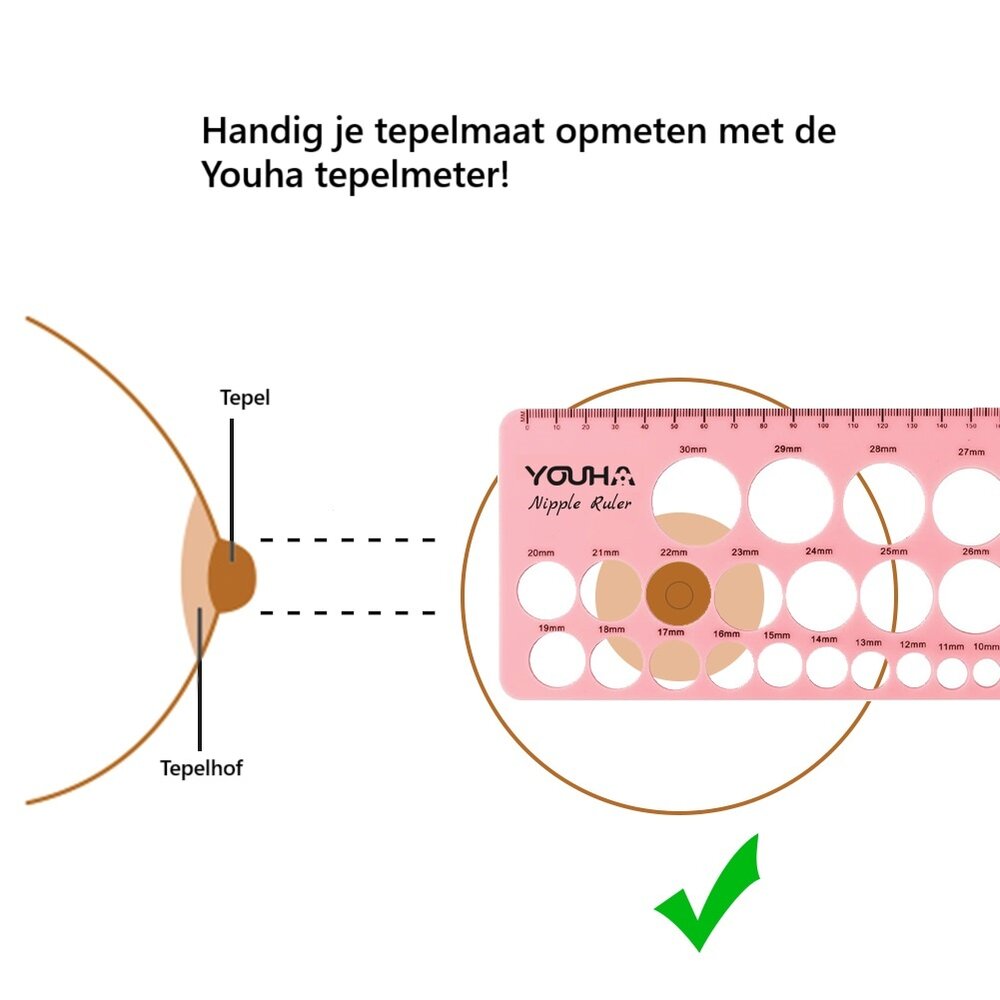 Youha - Tepelmeter met meetlint Youha - Tepelmeter met meetlint