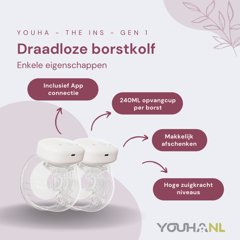 The Ins Gen 1 - borstkolf met app The Ins Gen 1 - borstkolf met app