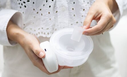 Wie bestimme ich die Brustwarzengröße?